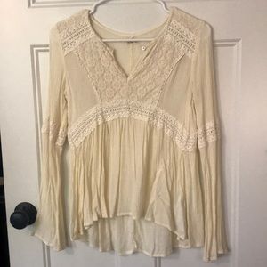 Cream colored blouse